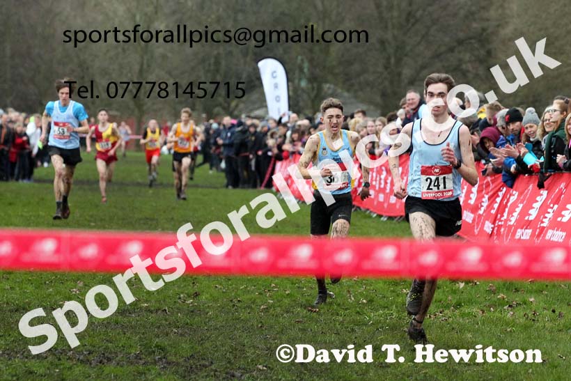 Senior boys, 2020 New Balance English Schools Champs., Sefton Park, Liverpool. Photo: David T. Hewitson/Sports for All Pics